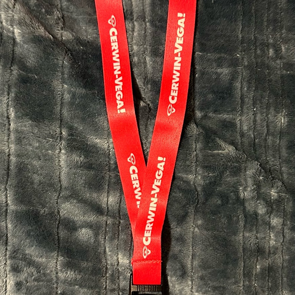 Cerwin-Vega Red Lanyard